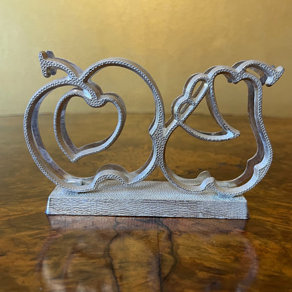 Italian Zinc Letter Or Napkin Holder 