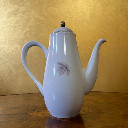 Japanese Floral Print Coffee Pot Vintage 