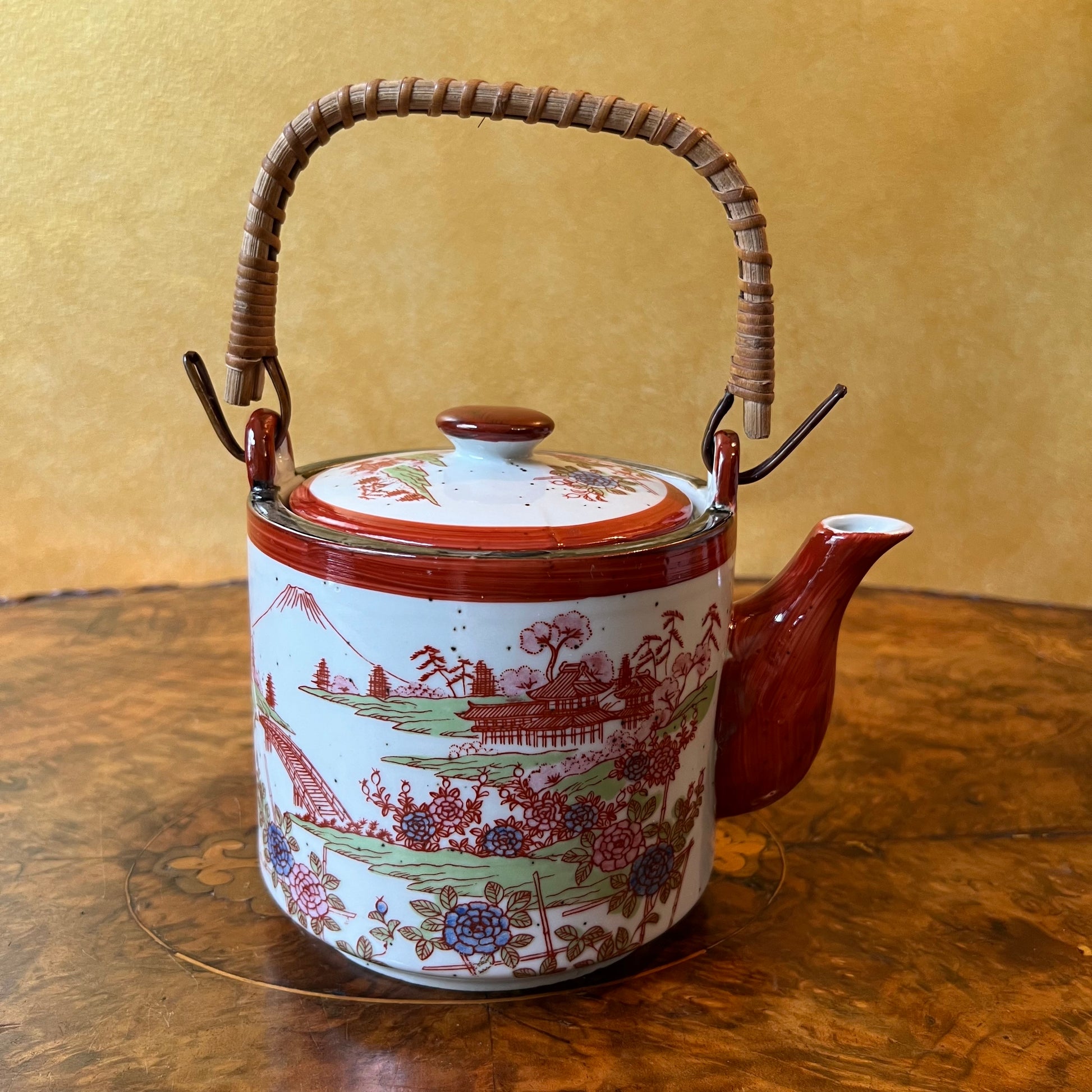 Japanese Print Tea Pot 
