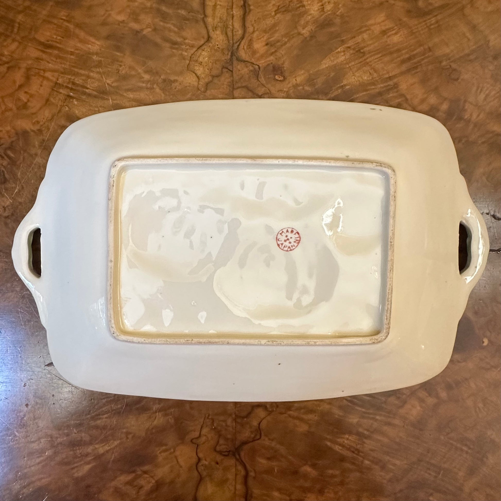 Japanese Tomato Print Basket Dish 