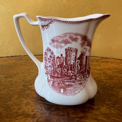 Johnson Bros Pink Castle Jug 