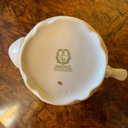 LC Bernadotte Floral Gold Trim 