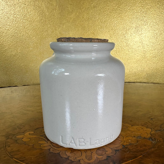 Lab Lagny Stoneware Pot with Cork Lid