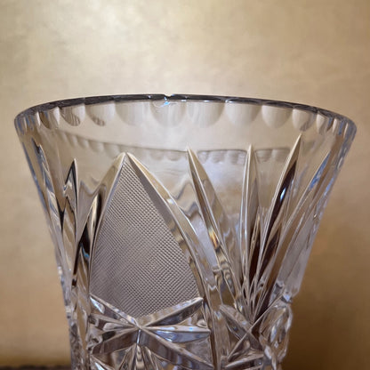 Large Crystal Vase 