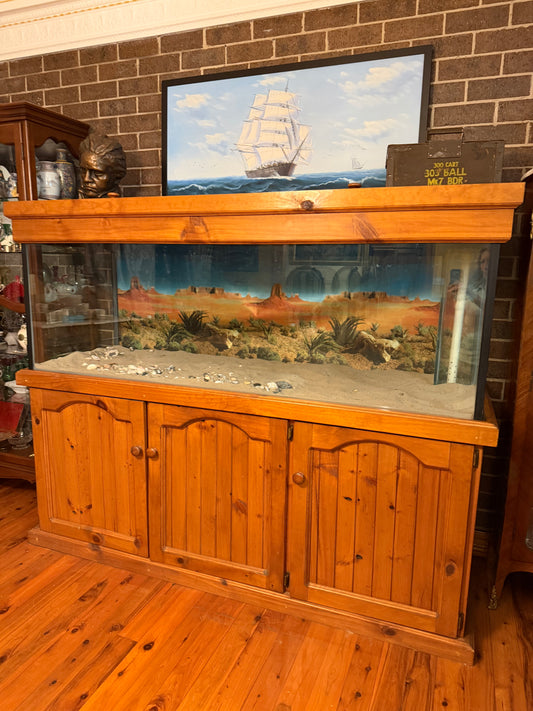 Large Fish Tank & Cabinet