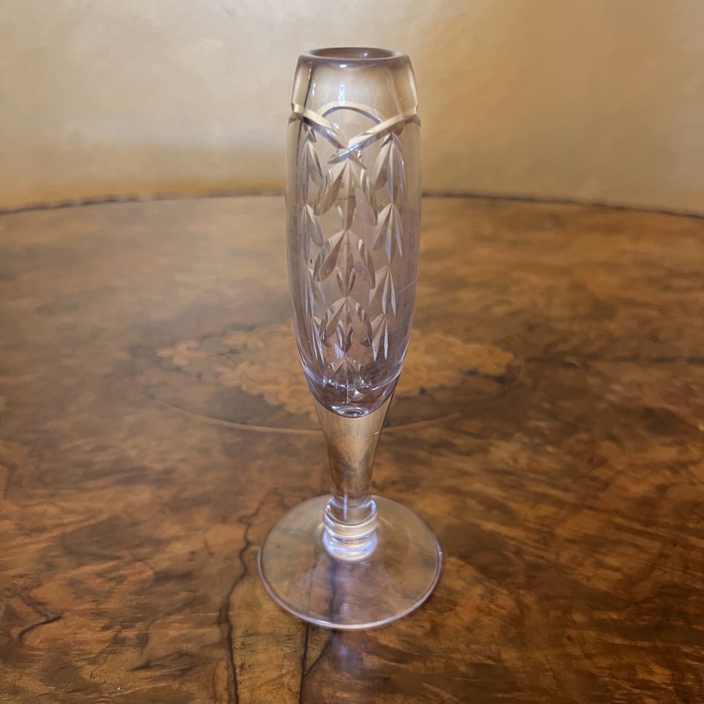 Leaves Cut Small Bud Vase 