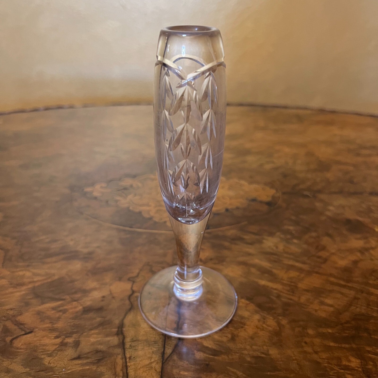 Leaves Cut Small Bud Vase 