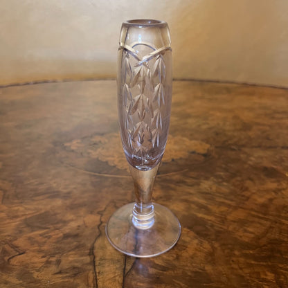 Leaves Cut Small Bud Vase 