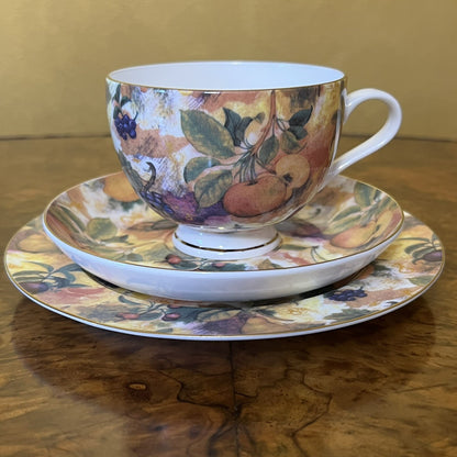 Maxwell & Williams Fruits Tea Cup Trio Set