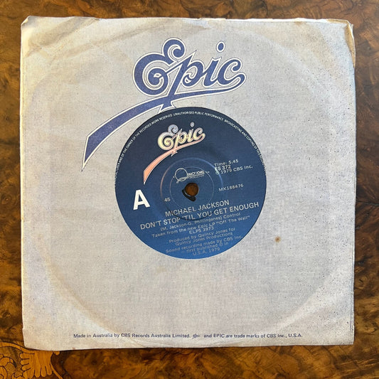 Michael Jackson I can't Help It/ Don't Stop Til You Get Enough Record