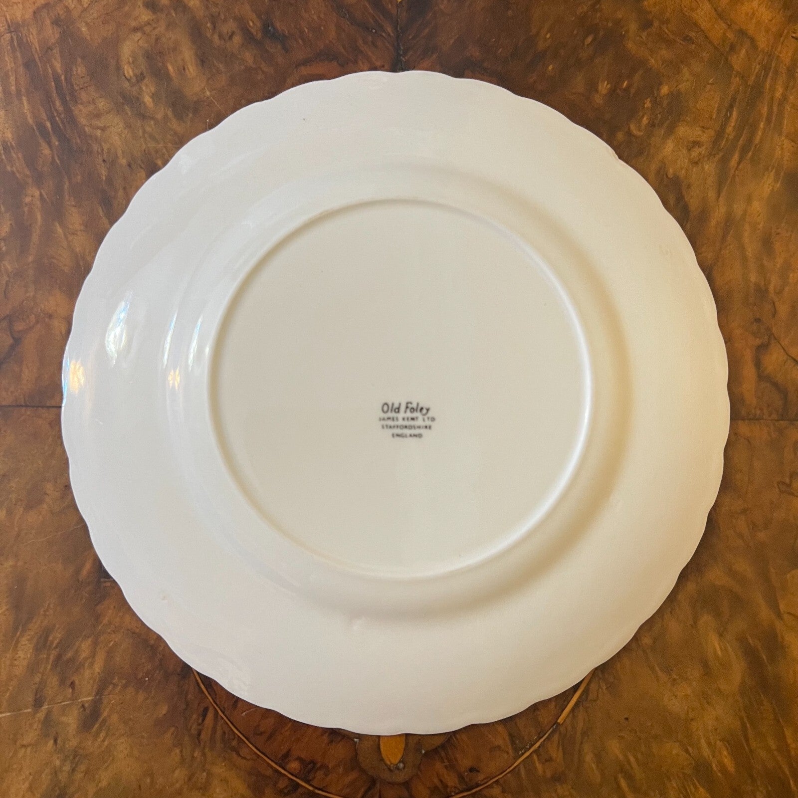 Old Foley Blue Floral Print Side Plate 