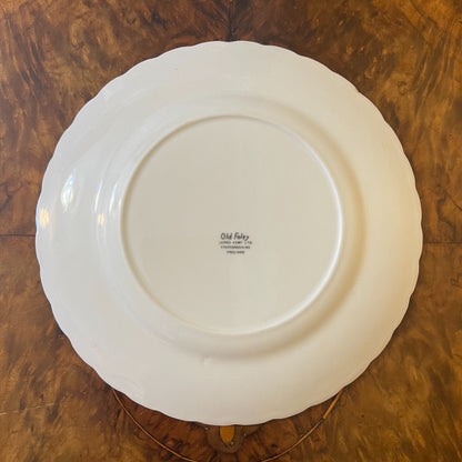 Old Foley Blue Floral Print Side Plate 