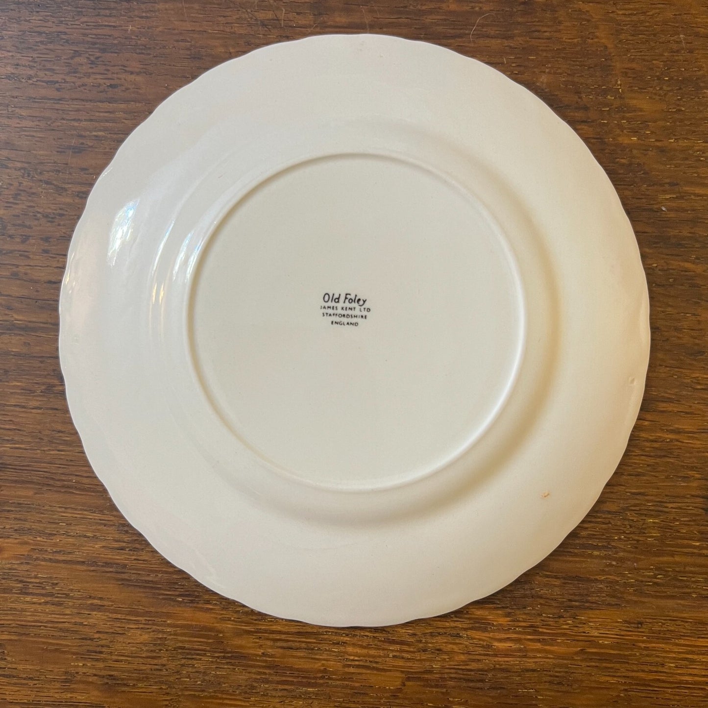 Old Foley James Kent Rose Print Side Plate 