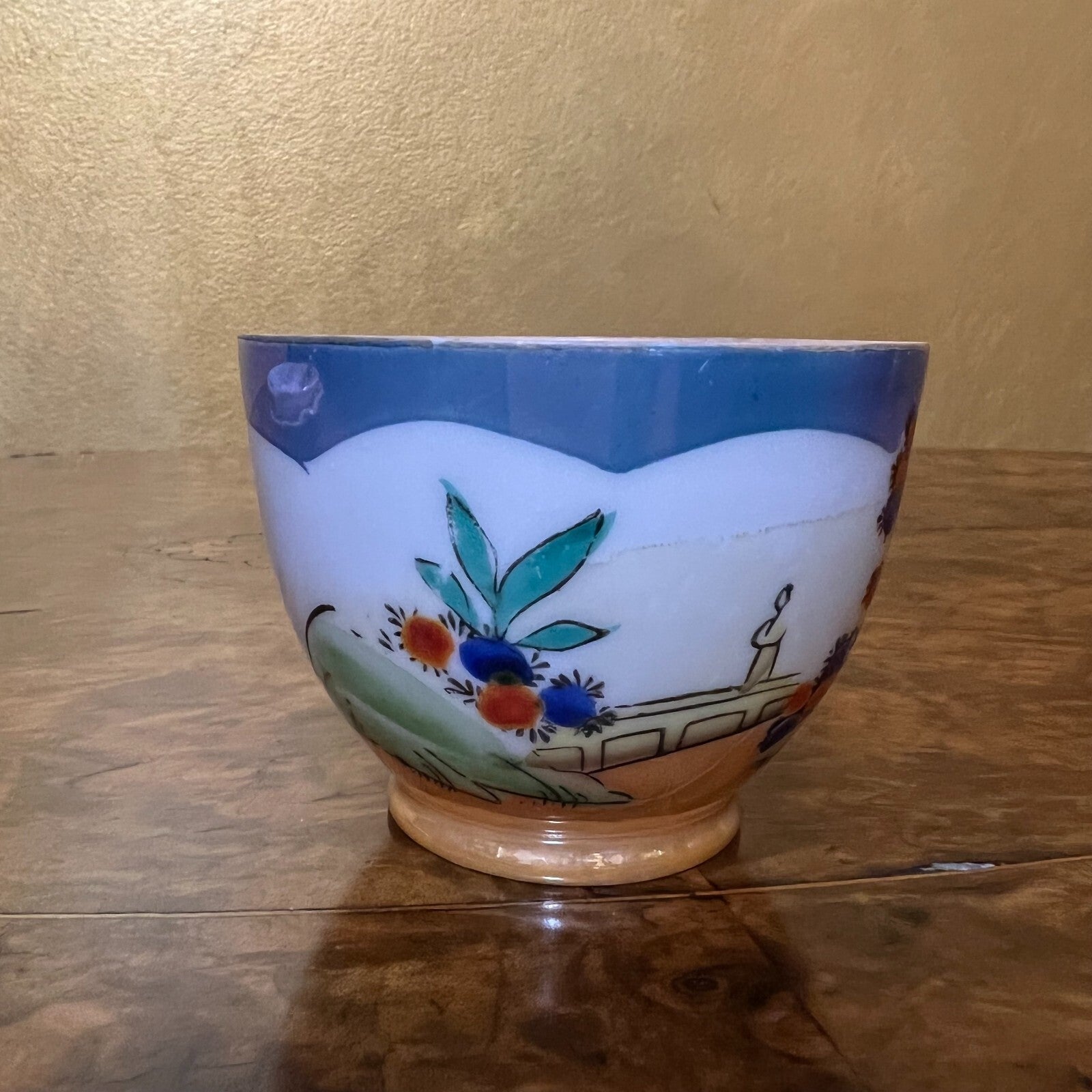 Oriental Tea Cup Trio 