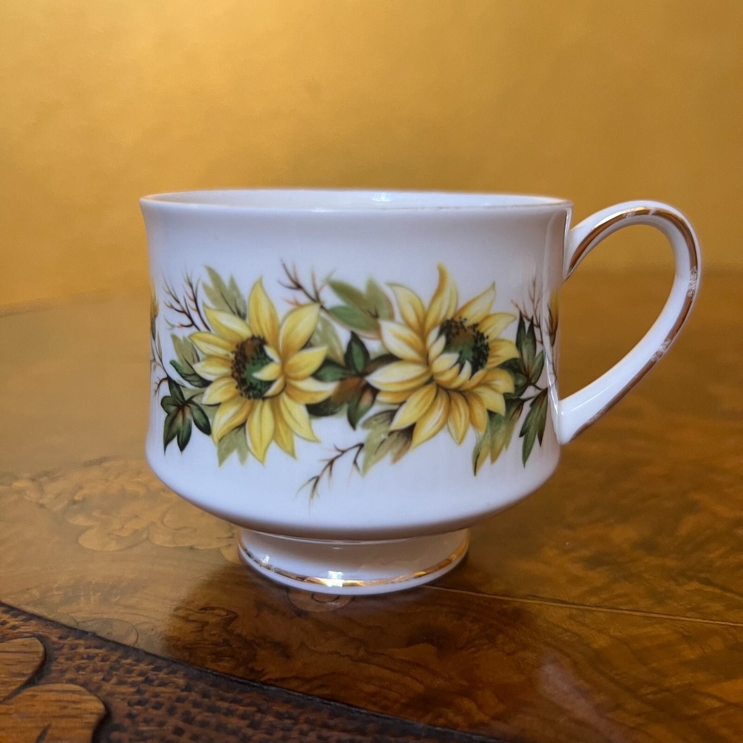 Paragon Sunflower Tea Cup & Saucer 