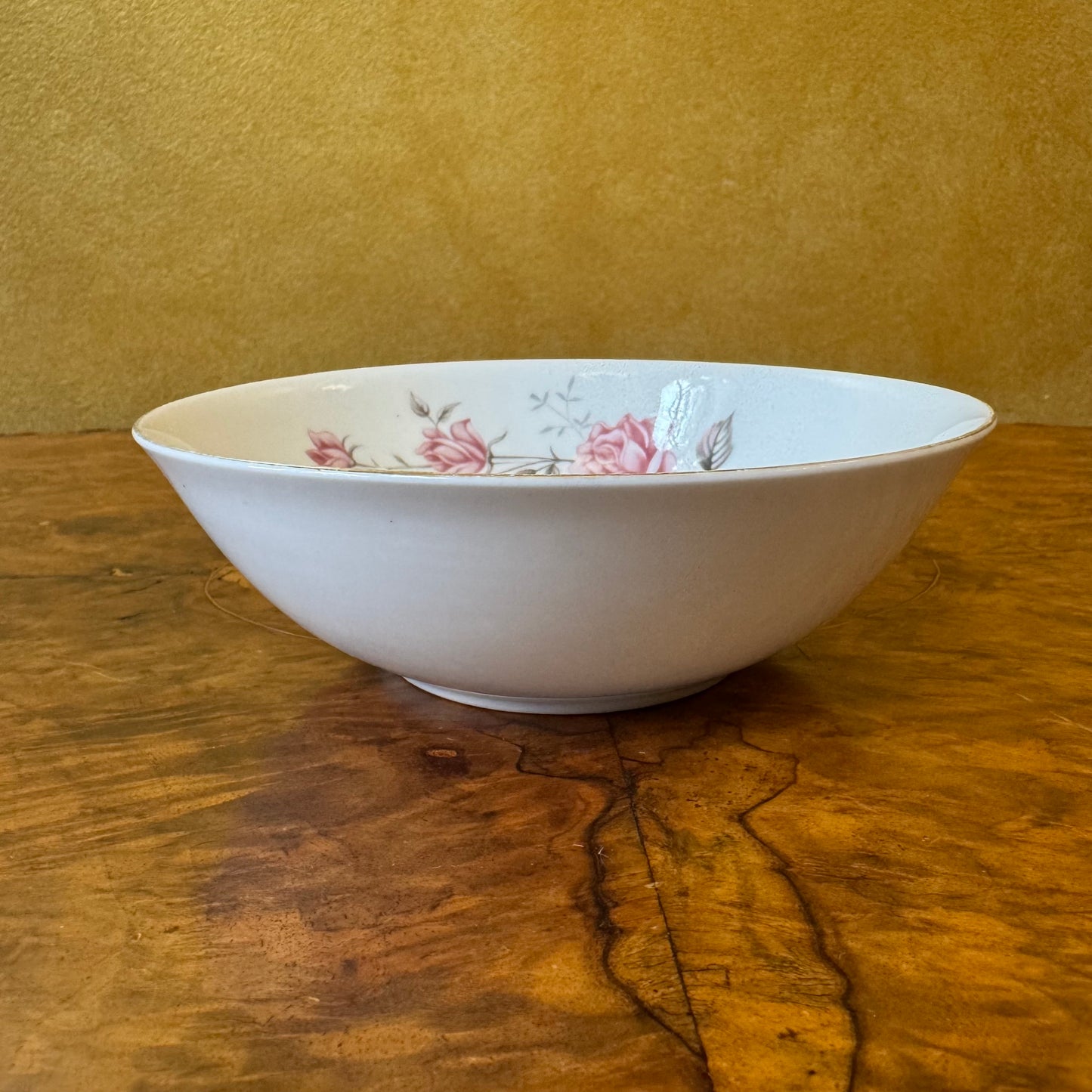 Pink Floral Soup Bowls