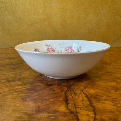 Pink Floral Soup Bowls