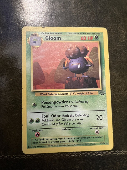 Pokemon Card Gloom 1990s Uncommon 