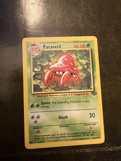 Pokemon Card Parasect 1990s Uncommon 