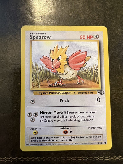 Pokemon Card Spearow 1990s Common 