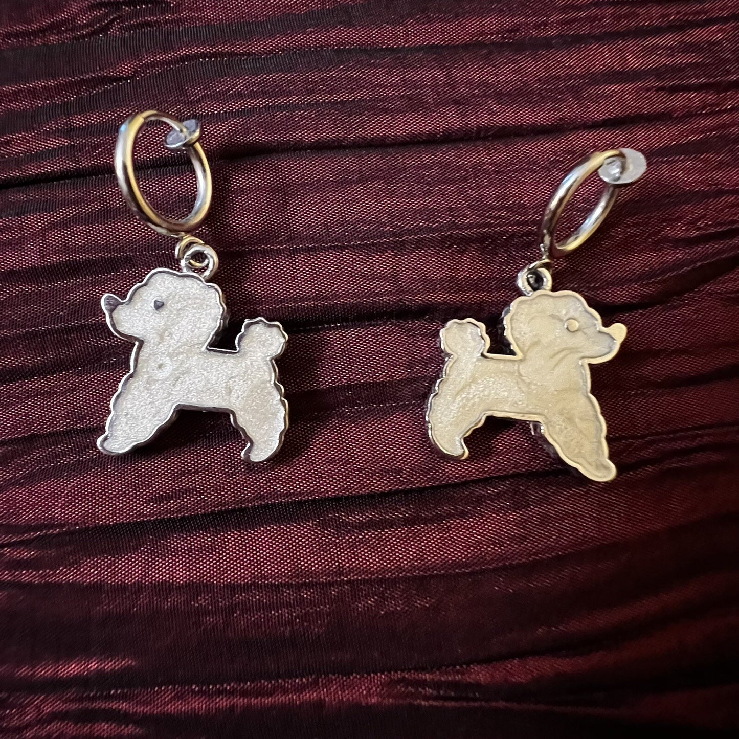 Poodle Earrings 