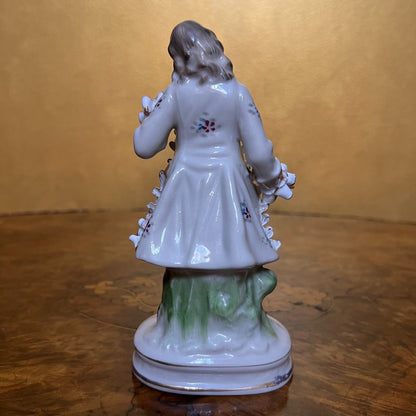 Porcelain Man Figurine Ornament 