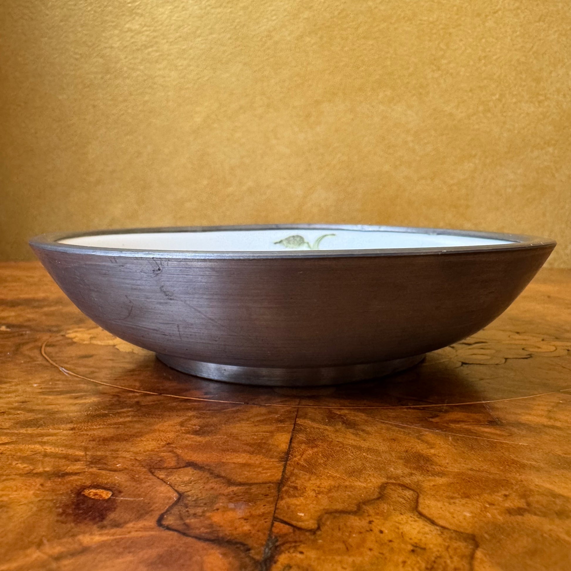 Porcelain & Metal Bowl