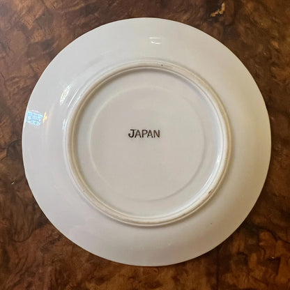 Purple Pearl Courting Print Coffee Saucer