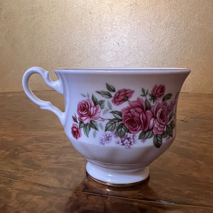 Queen Anne Pink Rose Tea Cup 