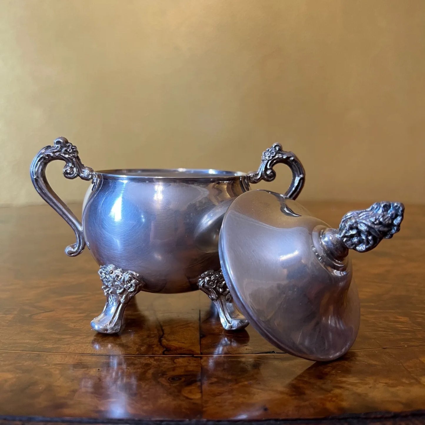 Ranleigh Silver Plated Sugar Bowl Set