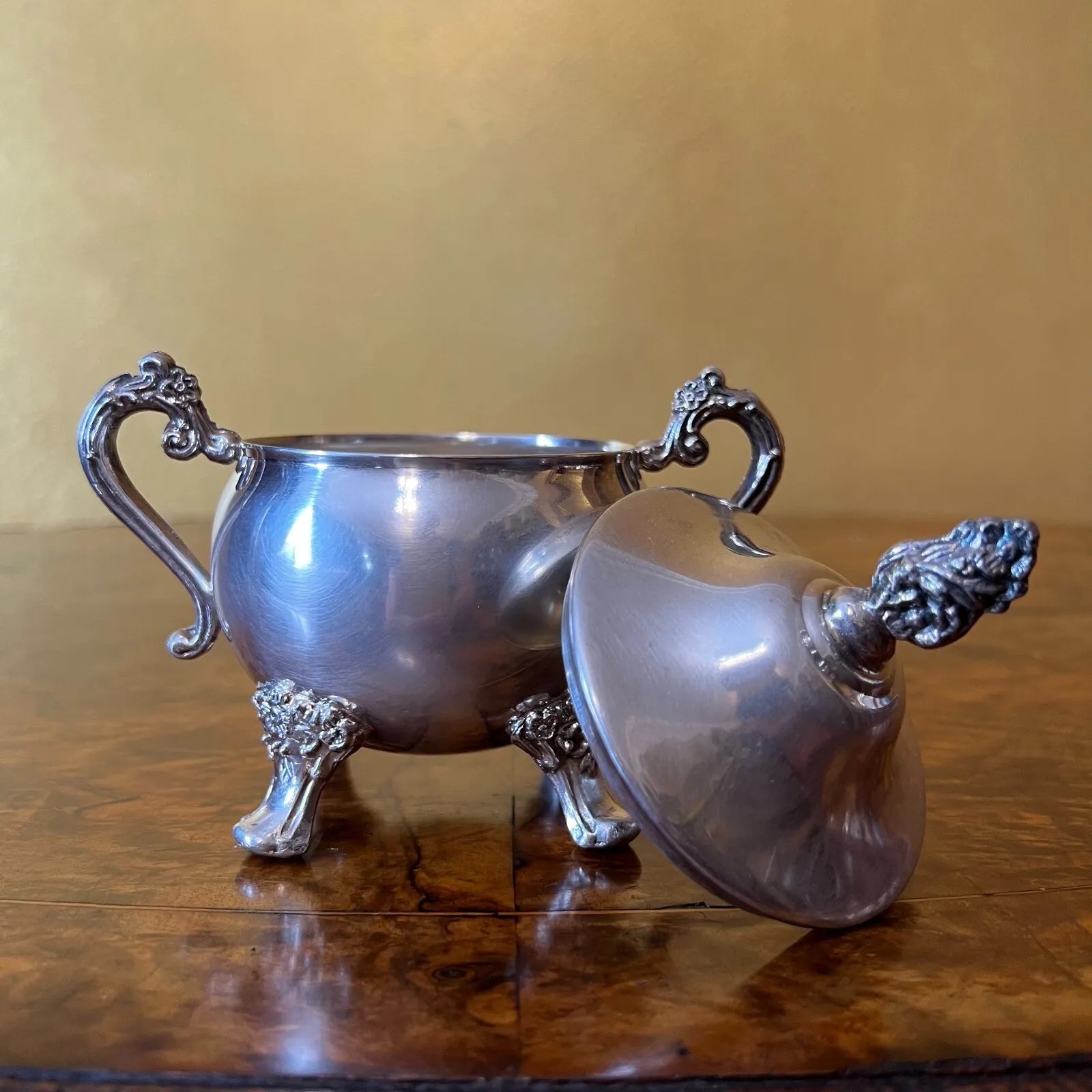 Ranleigh Silver Plated Sugar Bowl Set