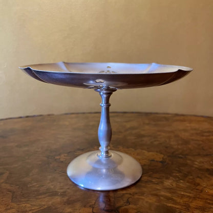 Renown Silver Plated Platter On Stand