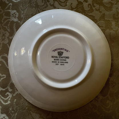 Royal Stafford Enchanting Tea Cup Saucer Plate
