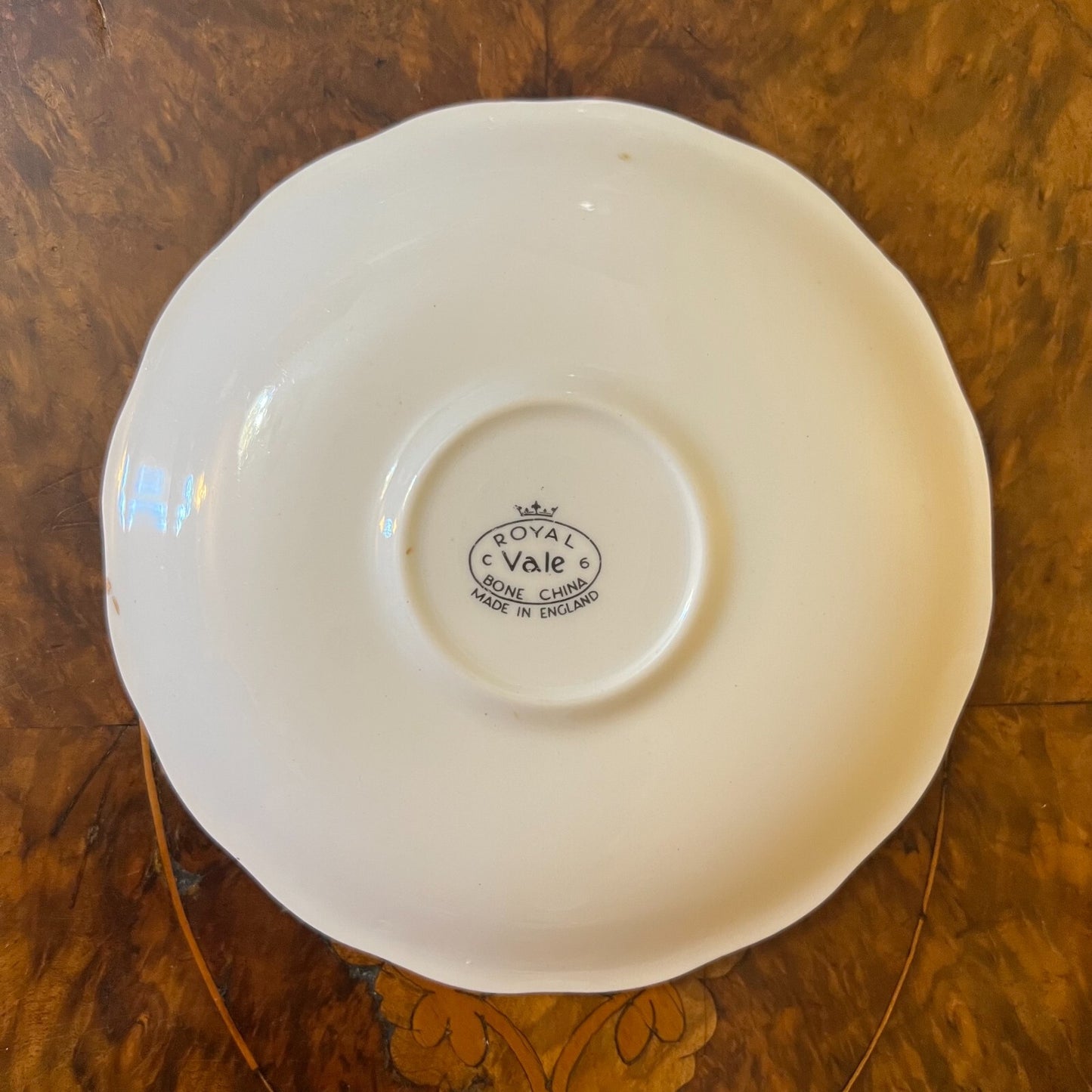 Royal Vale Rose Print Saucer Plate