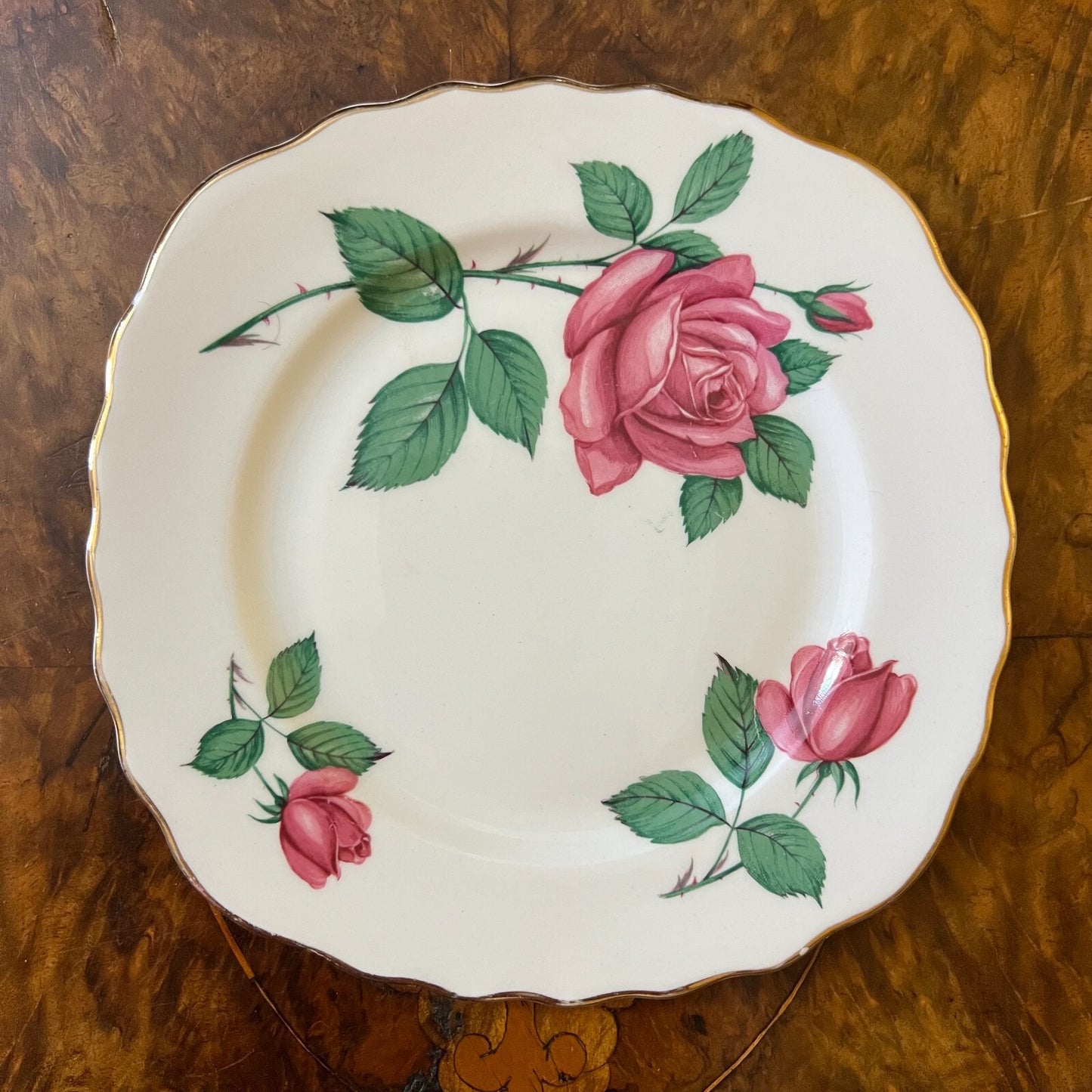 Royal Vale Rose Print Side Plate