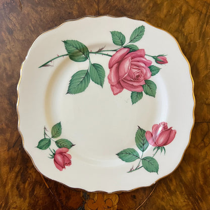 Royal Vale Rose Print Side Plate