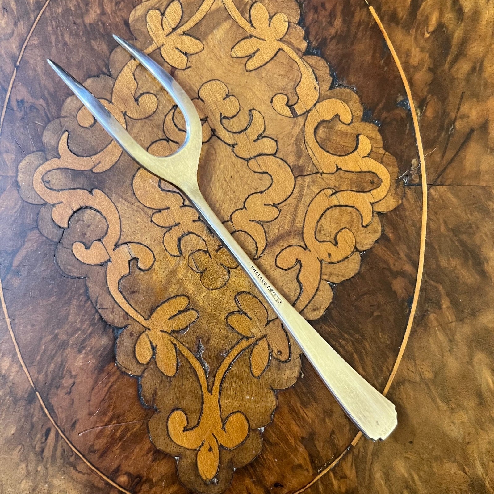 Silver Plated Meat Or Bread Fork 