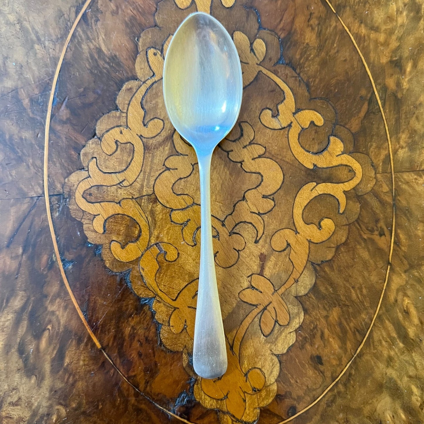 Silver Plated Pair Of Tea Spoon