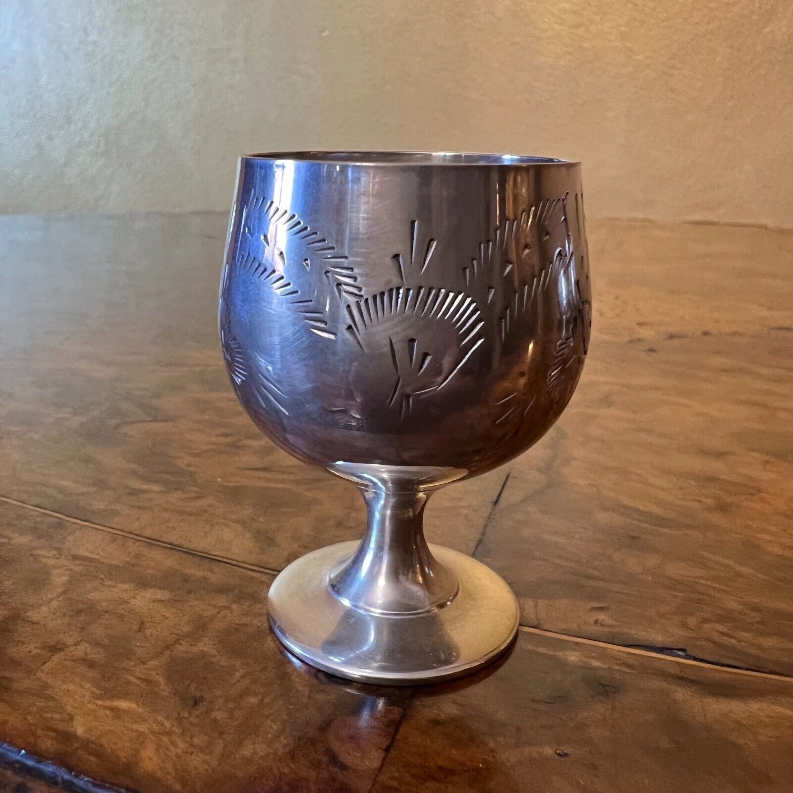 Silver Plated Port Glasse Set