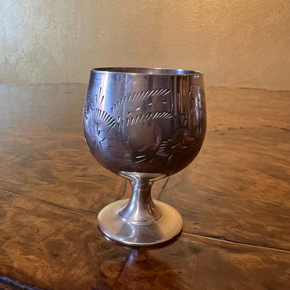 Silver Plated Port Glasses Set