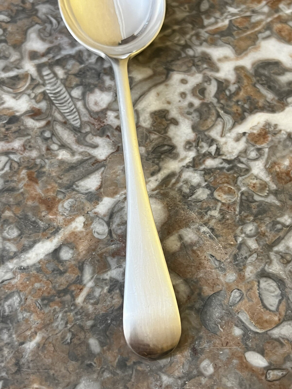 Silver Plated Soup Spoon Vintage 