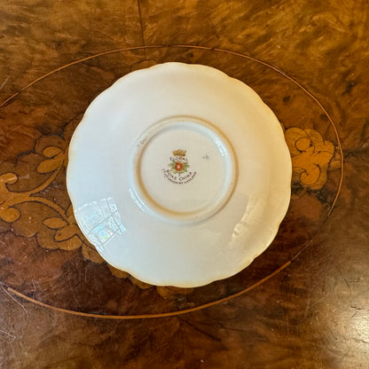 Staffordshire Floral Small Plate Dish