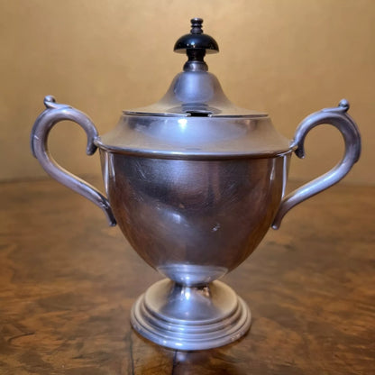 Triple Plate Luke Paramount Silver Plated Sugar Bowl