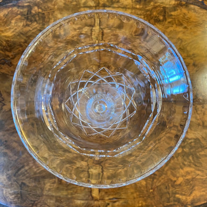 Tudor Crystal Trumpet Vase 