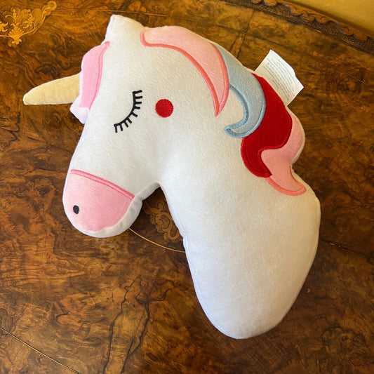 Unicorn Head Pillow 