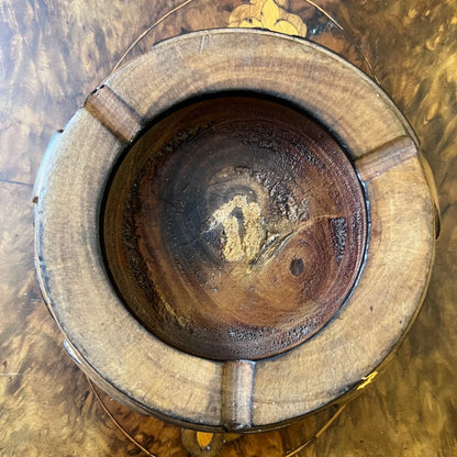 Vintage Bali Wooden Ashtray