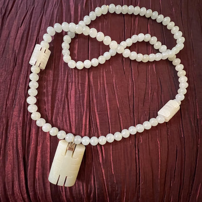 Vintage Light Jade Necklace