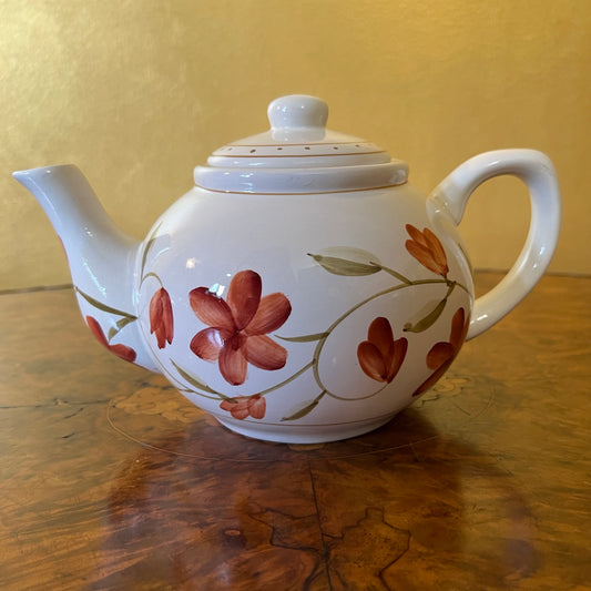 Vintage Autumn Floral Tea Pot 