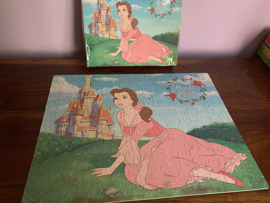 Vintage Beauty And The Beast Belle Puzzle