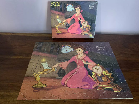 Vintage Beauty And The Beast Puzzle
